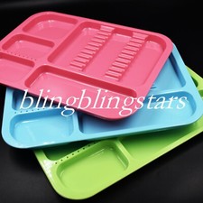Dental Instrument Divided Separate Tray Plastic Autoclavable 4 Colors Size B