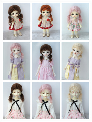 JD687 Cute Braids BJD Mohair Wig Lati OB11 YOSD MSD SD Qbaby Blythe Doll Hair