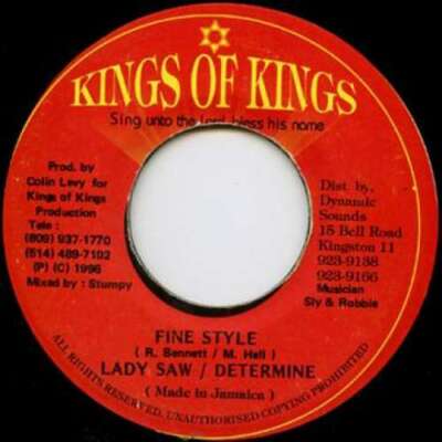 Lady Saw & Determine - Fine Style 7'' Vinyl Schallplatte 
