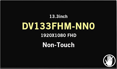 For BOE DV133FHM-NN0 13.3in LCD 1920x1080 FHD Non-Touch Screen Display 51Pins