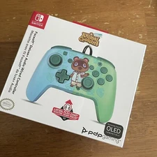 Nintendo switch PDP Faceoff Deluxe+ Audio Wired Controller Animal Crossing NWT