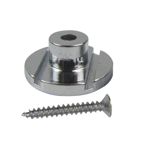 Árbol retenedor de cuerdas para bajo cromado FLEOR 4 piezas con tornillos de montaje para bajo - Imagen 3 de 6