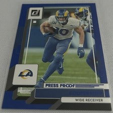 2022 Donruss Football Cooper Kupp Los Angeles Rams Press Proof Blue #11
