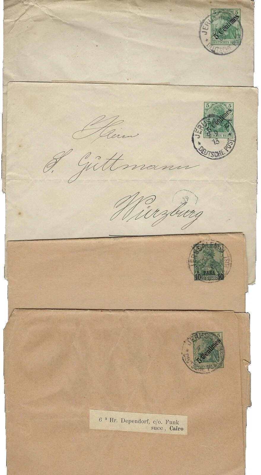 Estampillas de Palestina Historia Postal 1948-ahora