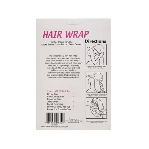 Micro Fibre Loop Hair Wrap for Lady’s – Perfect for Drying and Colouring Hair - Picture 2 of 2