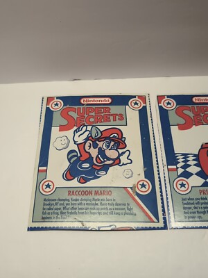 Super Mario Bros. Nintendo SNES Secrets Pepsi Tip Card 24PACK