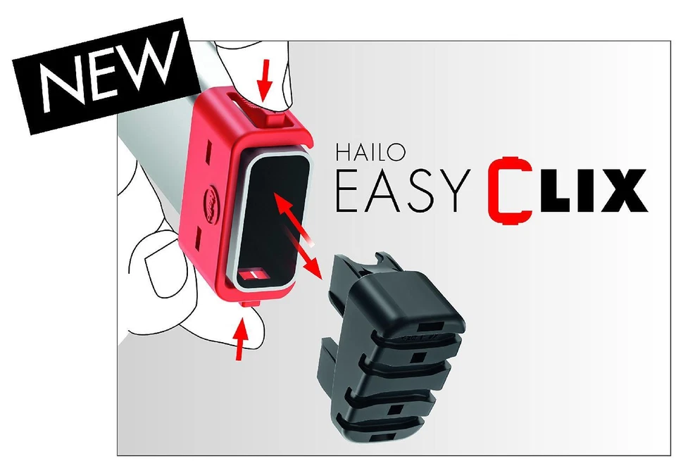 Scala Alluminio 8 Gradini Altezza HAILO Domestica Altezza 345 cm 8160-801 L60 - Immagine 4 di 4