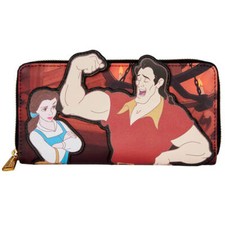 Beauty and the Beast Gaston Officially Licensed Faux Leather Zip-Around Purse