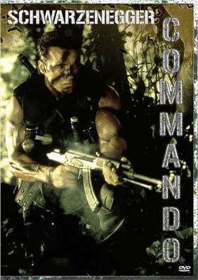 COMMANDO Movie POSTER 27x40 B Arnold Schwarzenegger Rae Dawn Chong Dan Hedaya