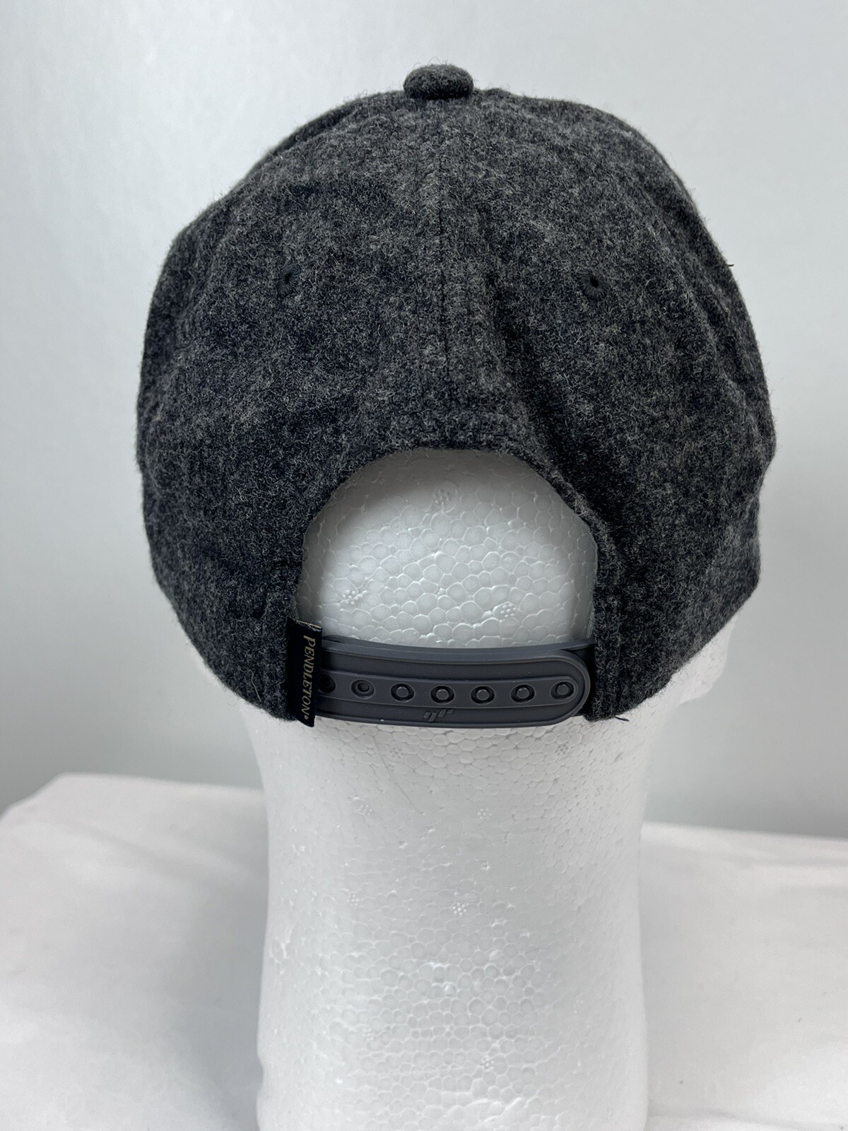 Pendleton 100% Wool Baseball Hat Cap Gray - image 4
