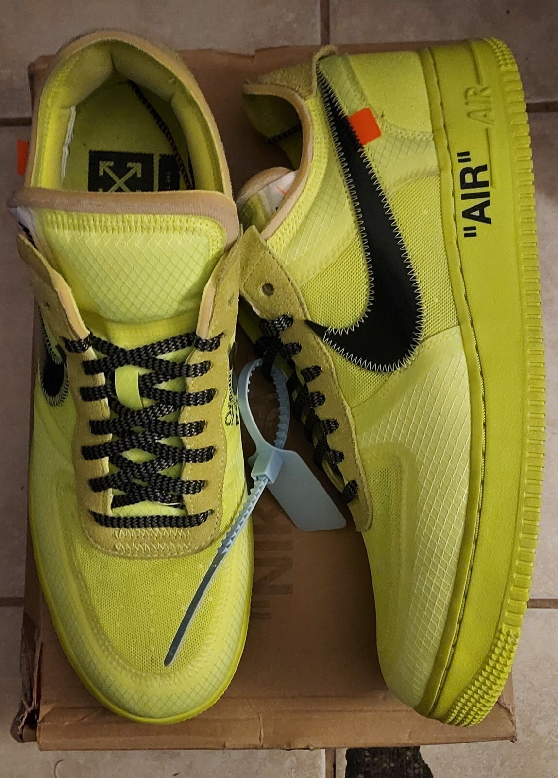 OFF WHITE X NIKE Nike Off White x Air Force 1 Low Volt • taglia 11 5