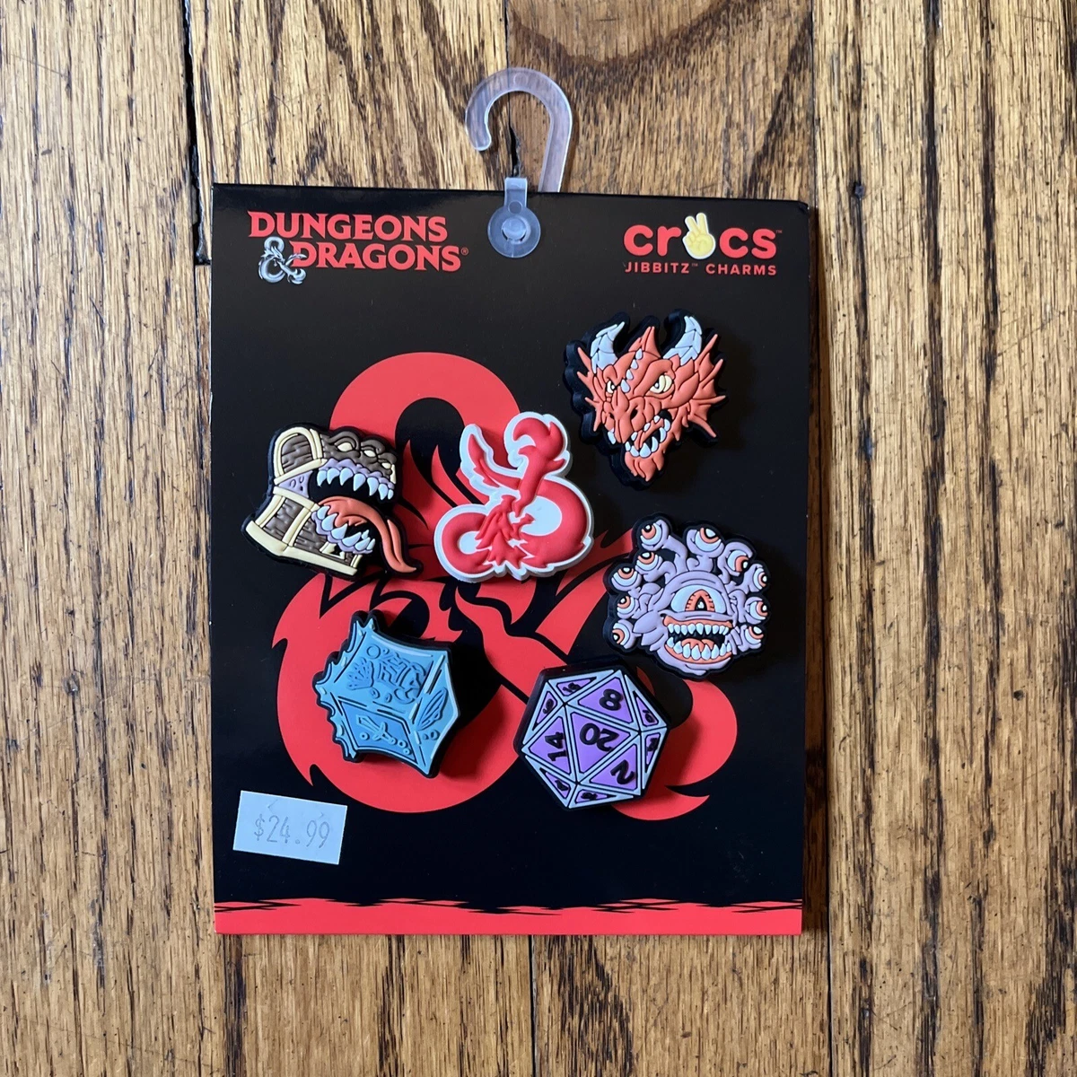 Dungeons And Dragons Crocs Jibbitz Charms 6 Pack Brand New D&D