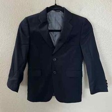 Nordstrom Boys Navy Blue Wool Blazer Jacket Size 8R