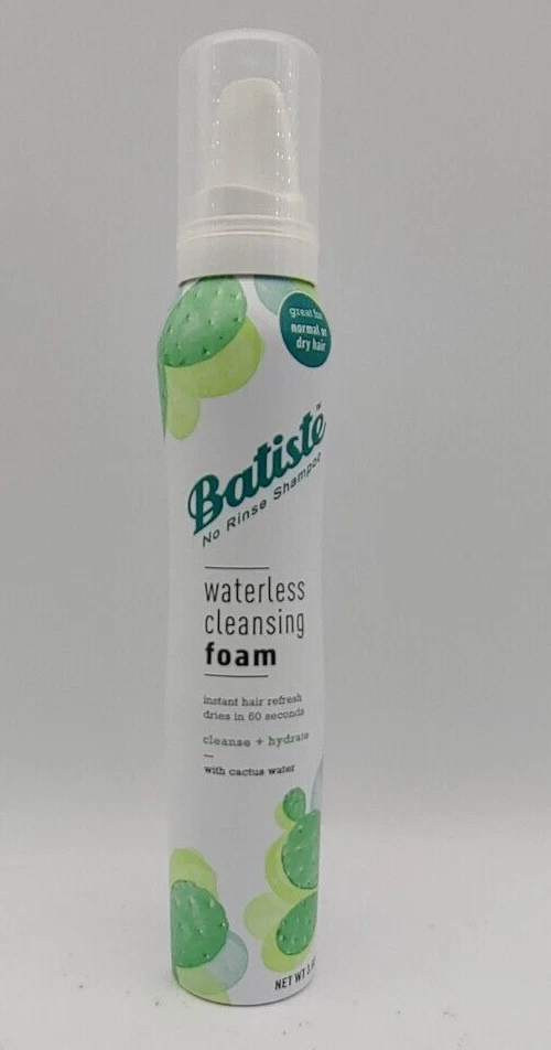 Batiste No Rinse shampoo waterless cleansing foam 3.6oz lot of 6 - Image 4 of 4