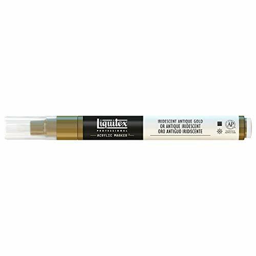 Liquitex Colori acrilici, Irisierendes Antikes-Gold, Acrylmarker 2-4 mm (q2d)