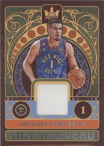 2022-23 Panini Select Retail Michael Porter Jr. Blue Prizm Premier