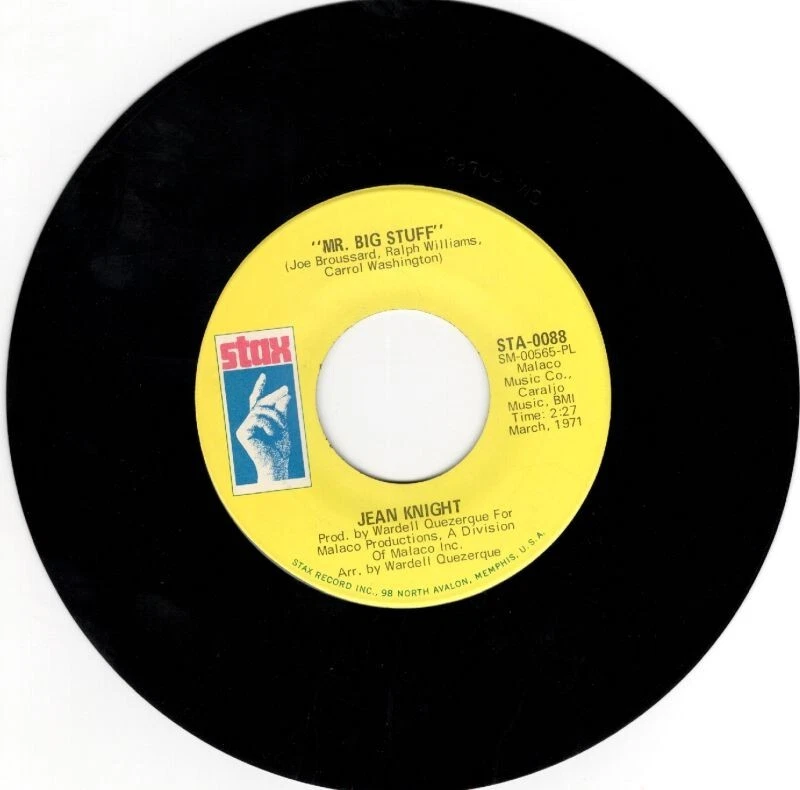 Jean Knight – Mr. Big Stuff / Why I Keep Living These Memories 7" 45 Foto 2 de 4
