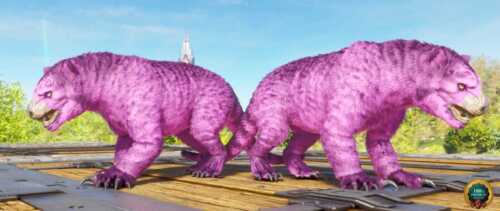 ARK Survival Ascended Thylacoleo Solid Lavender PVE PS5/XBOX/PC - Picture 1 of 3