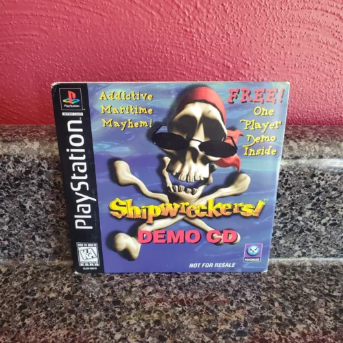 Shipwreckers! Demo CD Playstation One PS1 Tested 1990
