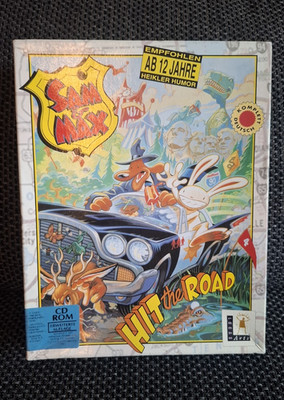 LucasArts Sam & Max: Hit the Road PC CD-ROM PAL Big Box USK 12