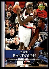Zach Randolph 2007-08 Upper Deck #183 Knicks NBA READ FREE SHIPPING AutographDen