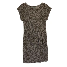 P.S Kate Cheetah Print T Shirt Dress Women’s Size Small