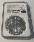 2020 (P)  American Silver Eagle Dollar NGC MS70  Mint State 70 Early Releases