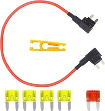 TIPM Bypass Cable, Fuse Adapter Fuse Holder Repair Pump Relay Compatible with 15