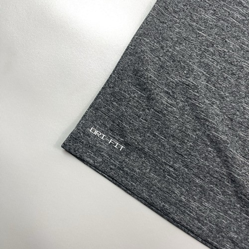 Nike Swim Dri-Fit Rashguard Shirt UPF 40+ UV Protection Gray Youth M - Picture 6 of 11