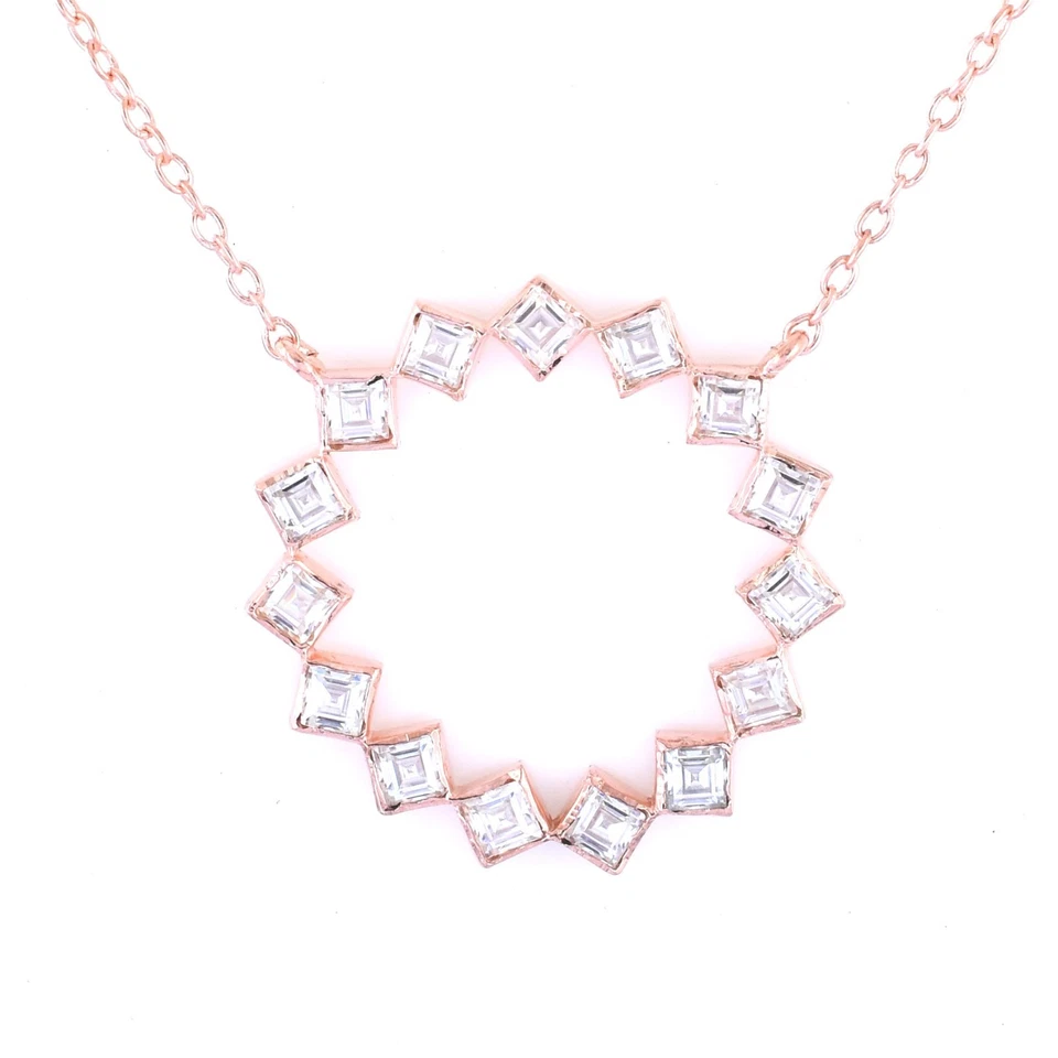 Certified 2.25Ct White Diamonds Necklace-Free Diamond Studs. Free Tariffs. - image 2 of 4