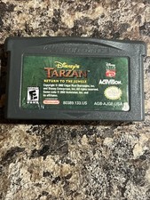 Disney's Tarzan: Return to the Jungle Nintendo Game Boy Advance Handheld Cleaned