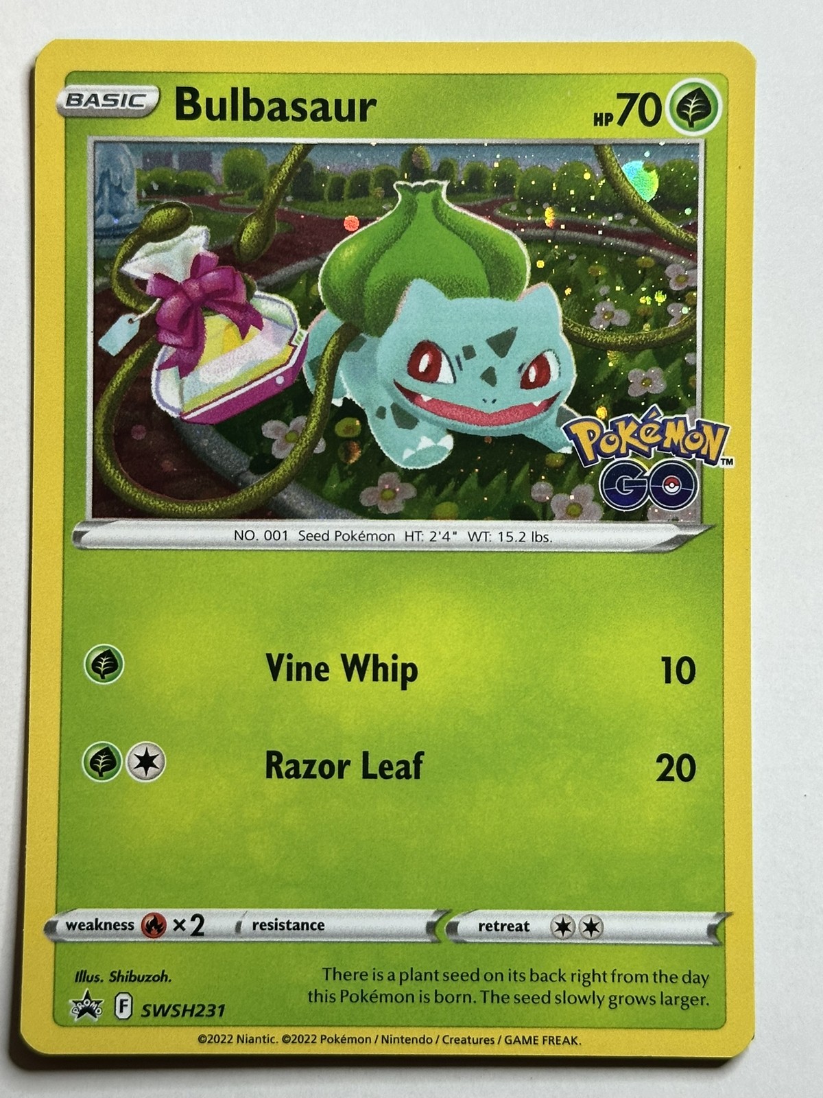 Bulbasaur - SWSH: Sword & Shield Promo Cards SWSH231 Pokemon card NM