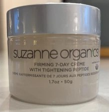Suzanne Somers Organics Firming 7-Day Creme Anti-Aging 1.7 oz/50g Sealed