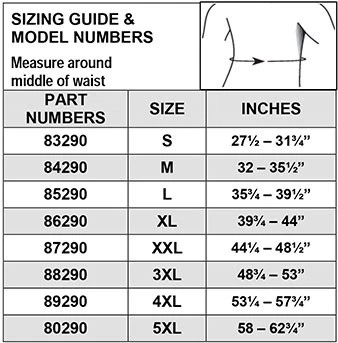 Termopiel T9-Lite Soporte Lumbar Rígido XX-Grande (44" - 49") Foto 3 de 4