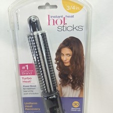 New Sealed Conair Hot Sticks Hot Brush Curling Iron 3/4 Inch Instant Heat Boost