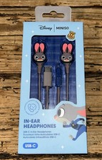 Disney Miniso In-Ear Headphones USB-C NEW