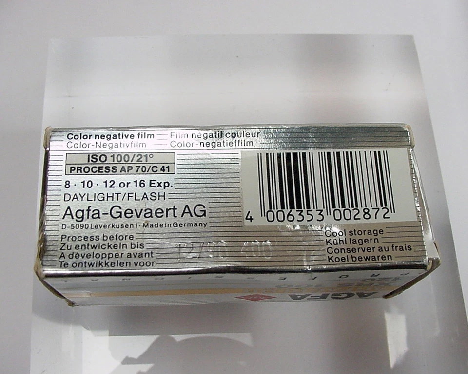 Agfacolor | XRS 100 | ASA 100 | 1990 | Sealed | $12.95 | #59 | - Image 3 of 3