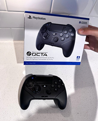HORI Fighting Commander OCTA Pro Wireless PS5 Controller, Programmable, Black
