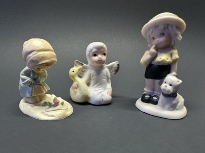 Enesco Precious Moments Figurines Lot of 3, 1989 & 1998, Samuel J. Butcher