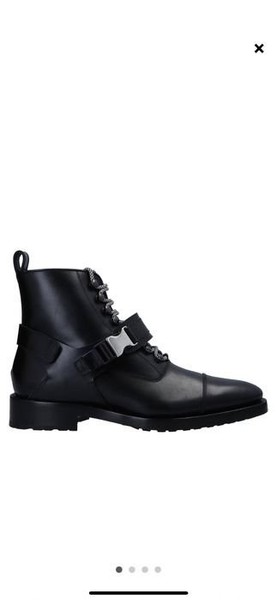 Men Dsquared2 Boots Black Leather 44
