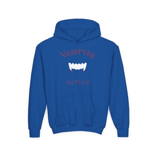 Fangs Youth Heavy Blend Hooded Sweatshirt - Picture 8 of 13