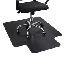 Office Chair Mat for Hardwood Floors, Under Desk Floor Protector, Rolling, PV...