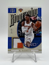 2024-25 National Treasures Biography Materials /25 RJ Barrett BM-RJB Knicks  