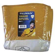Tillman 1350Xlvm Welding Gloves, 4 In Safety Cuff, Wing Thumb, Cowhide, Xl, 1 Pr