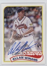 2024 Topps Series 2 1989 Topps Baseball Auto Allan Winans #89BA2-AW Auto 0l44