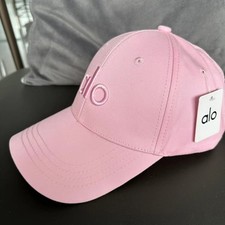 Alo Yoga Off-Duty Cap Pink Adjustable Hap Embroidered Logo