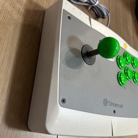 SEGA Dreamcast Arcade Stick HKT-7300 Official Joystick Controller Tested