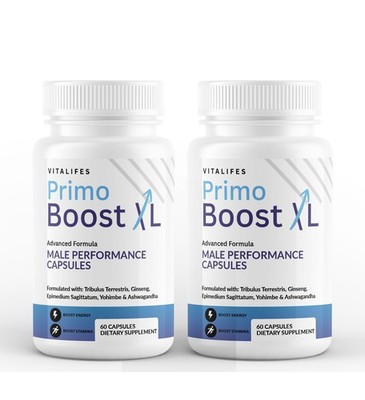 Primo Boost XL Advanced Male Pills PrimoBoost XL Supplement (120 Capsules)
