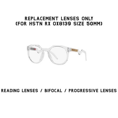 Oakley HSTN RX OX8139 50mm Replacement Lenses Reading/Bifocal/Progressive Lenses