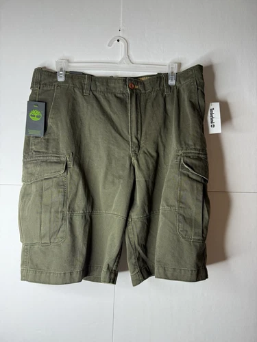 Timberland pantaloncino uomo taglia 40W tasca cargo verde oliva rush nuovo con etichetta